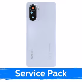 Aizmugurējais vāks saderīgs ar Xiaomi Poco F3 / Arctic White / (Service Pack)