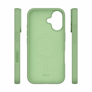 Etteri Silikona mag futrālis iPhone 16 Plus 6,7" gaiši zaļš