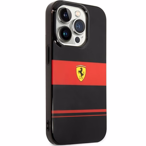 Ferrari FEHMP14LUCOK iPhone 14 Pro 6.1" melns/melns cietais apvalks IMD Combi Magsafe