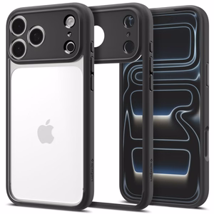 Spigen Ultra Hybrid maciņš modelim iPhone 18 Pro Max / 17 Pro Max – krāsa: matēta melna