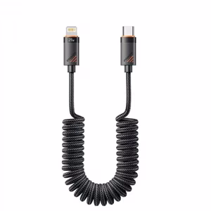 USB Cable Essager "Chuan4" black 29W "Type-C / Lightning" 180cm