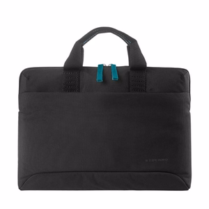 Tucano Smilza Super Slim klēpjdatora soma MacBook Pro 14", MacBook Air 15", 13" MacBook Pro / Air un 13–14" datoriem, melna