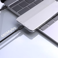 Dudao L9C Max 240W PD USB-C - USB-C kabelis 1.2m - melns