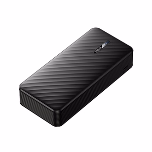 Borofone Внешний аккумулятор 20000mAh BJ84A Smooth - с кабелями USB, Type C, Lightning и Micro USB чёрный