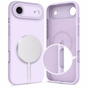 Tech-Protect Silikona Magnētiskais viedtālruņa apvalks iPhone 17 Air - Violeta