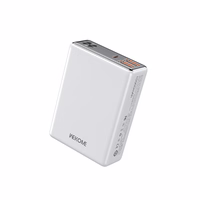 WEKOME WP-27 Tint Series - Power bank 10000 mAh Super Fast Charging USB-C PD 20W + 2x USB-A QC3.0 22.5W (balts)