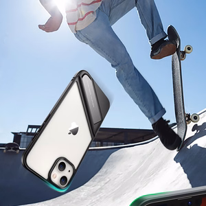 Ugreen Fusion Kickstand maciņš iPhone 13 Pro ar statīvu melns