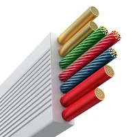 3in1 kabelis Baseus Free2Draw USB uz M+L+C 100W, 1.1m (balts)