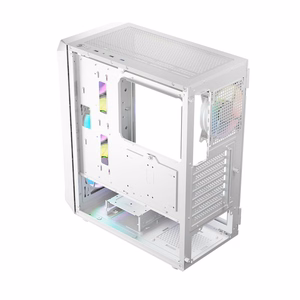 Logic PORTOS ARGB MINIDI USB 3.0 datora korpuss, balts