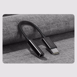 Audio adapteris Joyroom SH-C1 Type-C uz 3,5 mm melns