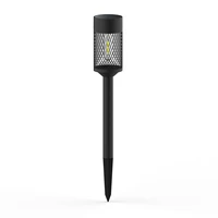 Forever Light Solar LED Lamp Steel Post SUNARI FLS-15 black