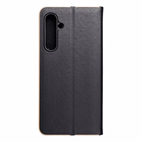 Viedtālruņa apvalks LUNA Book zelts SAMSUNG S23 FE melns