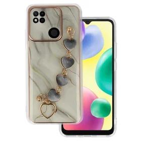 Viedtālruņa apvalks Xiaomi Redmi 10A (dizains 1) (m) - balts