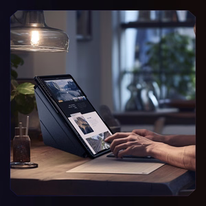 Nillkin Bumper Leather Case Pro чехол для Samsung Galaxy Tab S9+ - чёрный