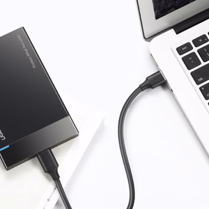 Ugreen US184 20882 USB-A 3.0 / USB-C 3A kabelis 1m - melns