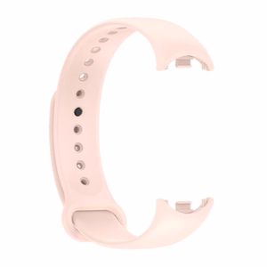SILIKONA SIKSNIŅA MI BAND 8/M8 (1). GAIŠI ROZĀ