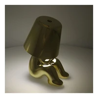 Galda lampa pie gultas GOLD MAN Art Deco sēdoša (versija 4) MLTL