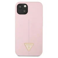 Guess GUHCP13SSLTGU iPhone 13 mini 5.4" violets cietais apvalks silikona trīsstūris