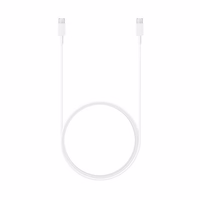 Samsung EP-DX310JWE USB-C - USB-C 3A 1.8m kabelis (lielapjoma – aizstājējiepakojums) – balts