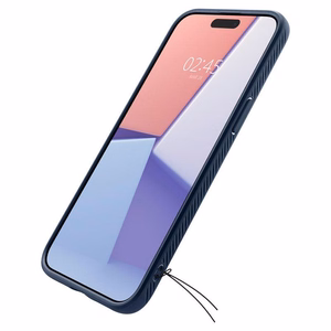 SPIGEN case LIQUID AIR for IPHONE 15 Pro Max navy blue