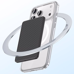 Benks magnētiskais Crystal viedtālruņa apvalks Iphone 17 Pro caurspīdīgs (ar kameras vadības pogu)