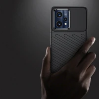 Viedtālruņa apvalks (m) Thunder Case skirtas Realme 9 Pro + (9 Pro Plus) elastīgs bruņots (m) - melns (m)