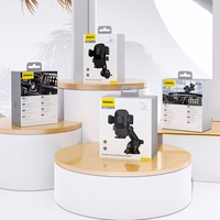 Dudao F2N+ viedtālruņa turētājs ar piesūcekni un gravitācijas spēku 360° - melns