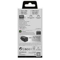 SBS TECABLETISSUETCC2G kabelis 2 x USB-C 2 m 60W ar Power Delivery - pelēks