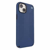 Speck Presidio2 Grip - Anti-slip iPhone 15 Plus / 14 Plus maciņš (Coastal zils / melns / balts)
