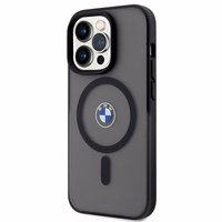 BMW Signature MagSafe macins priekš iPhone 14 Pro Max - Melns