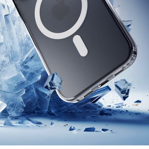 3mk Frosty Magnētiskais balts viedtālruņa apvalks Apple iPhone 15 Plus - balts