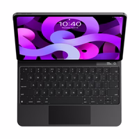 BASEUS BRILLIANCE MAGNETIC MACIŅŠ WIRELESS KEYBOARD WITH DISPLAY IPAD PRO 11'' (2018/2020/2021) / IPAD AIR 4 10.9'' / IPAD AIR 5 10.9'' / IPAD 10 10.9'' (2022) PELĒKS