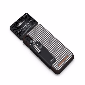 Nordic Elements Saeson Idun Pattern 2 vāciņš ierīcei iPhone XS Max, tumši brūns