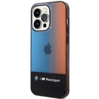 BMW puskrāsains viedtālruņa apvalks iPhone 14 Pro Max 6.7" - melns