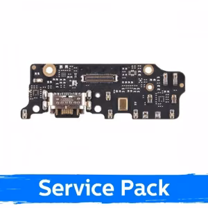 Uzlādes ports saderīgs ar Xiaomi Mi A2 ar elastīgais kabelis / Plata (Service Pack)
