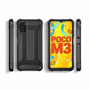 Hybrid Armor Case прочный защищённый чехол для Xiaomi Redmi Note 10 5G / Poco M3 Pro золотой