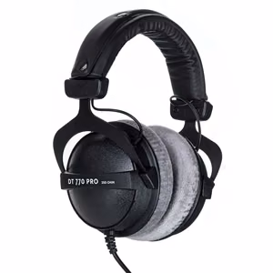 Beyerdynamic DT 770 PRO – studijas austiņas, slēgta tipa, 250 Ω, melnas (459046)