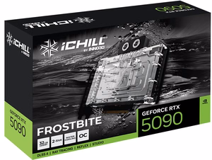 INNO3D iChill GeForce RTX 5090 FROSTBITE videokarte, NVIDIA, 32 GB GDDR7