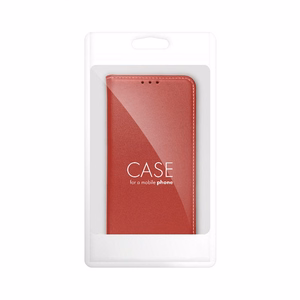 SMART PRO Book ādas viedtālruņa apvalks XIAOMI Redmi Note 14 5G bordo