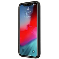 Ferrari FESSIHCP12LBK iPhone 12 Pro Max 6.7" melns/melns cietais apvalks On Track Silicone