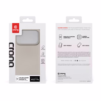 Crong Color Cover Magnetic - maciņš MagSafe iPhone 17 Pro (stone smilšu)