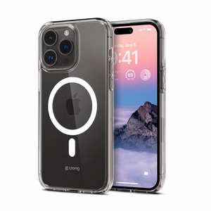 Crong Clear MAG Cover vāciņš ierīcei iPhone 14 Pro Max, saderīgs ar MagSafe, caurspīdīgs