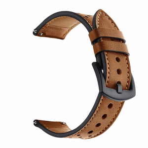 TECH-PROTECT LEATHER SAMSUNG GALAXY WATCH 4 / 5 / 5 PRO / 6 / 7 / FE КОРИЧНЕВЫЙ