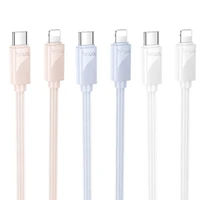 Kabelis USB C uz Lightning Hoco PD 27W 1 m X114 balts