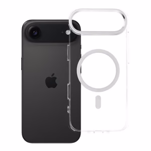 Maciņš iPhone 17 AIR Frame Clear Hybrid Mag Cover saderīgs ar MagSafe caurspīdīgs