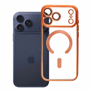 Electro Mag Cover case for iPhone 17 Pro Max compatible with MagSafe orange