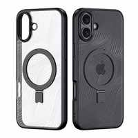 Maciņš Dux Ducis "Aimo Mag Stand" Apple iPhone 16 Plus melns