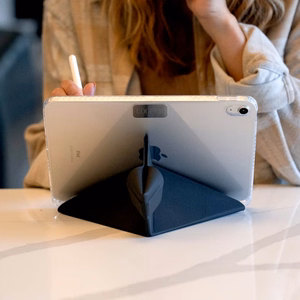 STM OPP atverams vāciņš ierīcei iPad Air 13" M4 (2026) / M3 (2025) / M2 (2024), pelēks