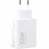 Xiaomi MDY-16-EF 1xUSB-A 33W sienas lādētājs ar 3A USB-C kabeli - balts