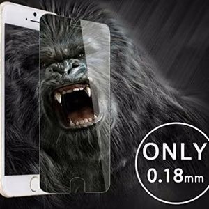 Rūdīts stikls Gorilla 0.18mm Apple iPhone 6/6S balts bulk